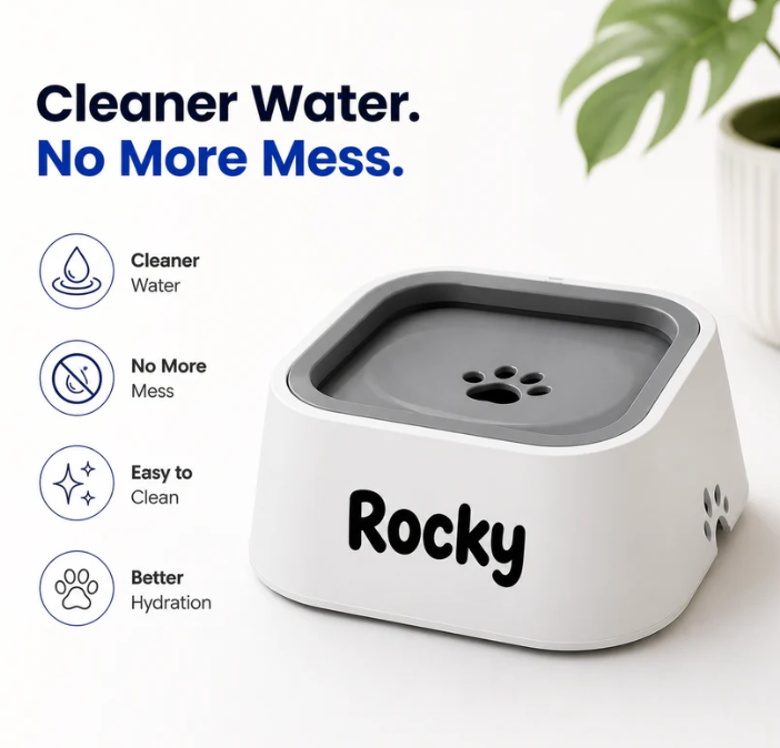 Anti Splash Water Bowl